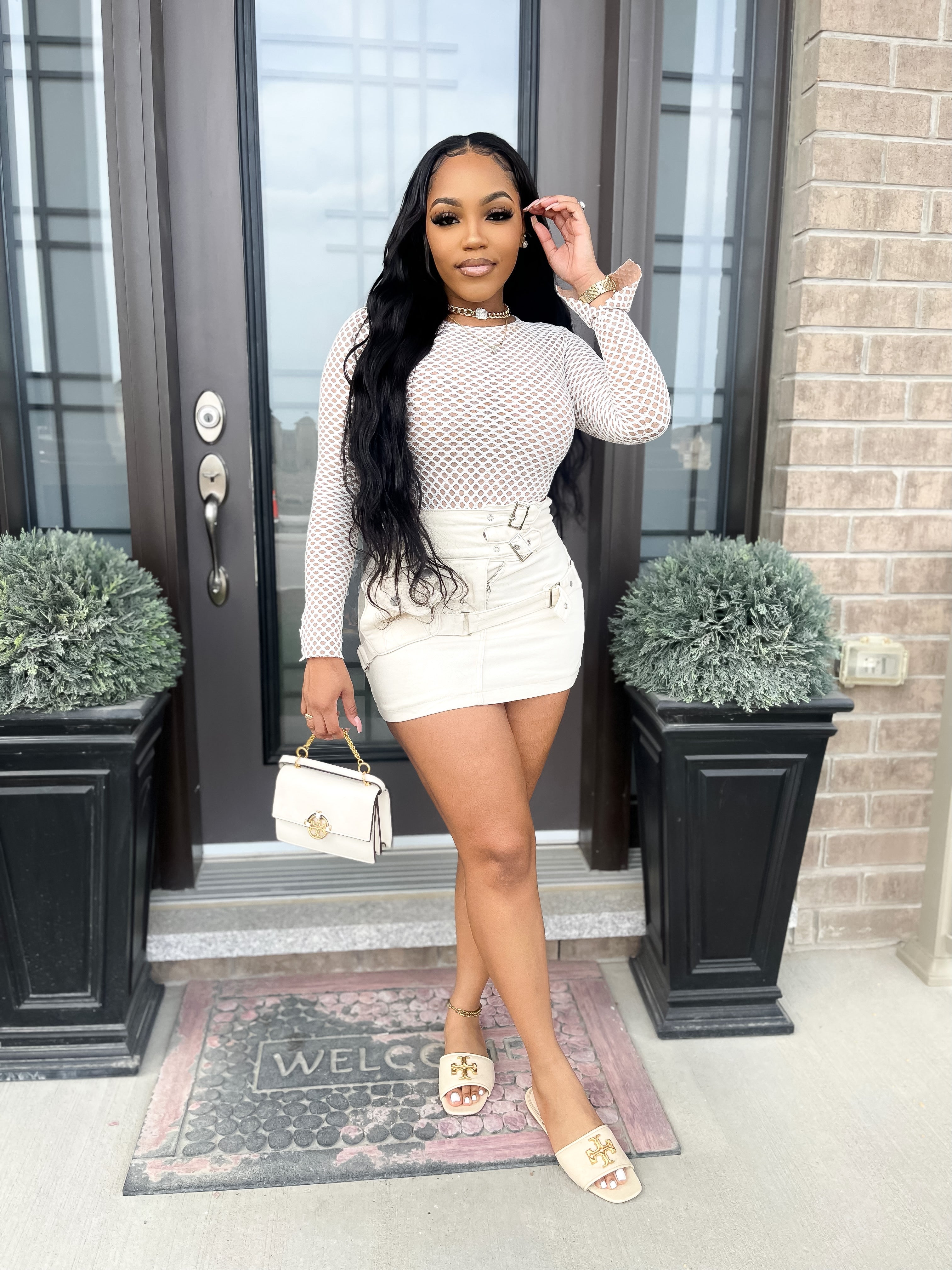 Net Mesh Bodysuit – Bukuri Brand
