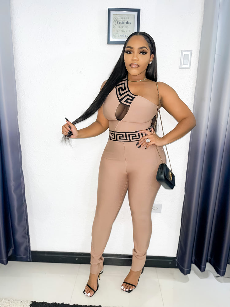 Aztec Bandage Jumpsuit – Bukuri Brand